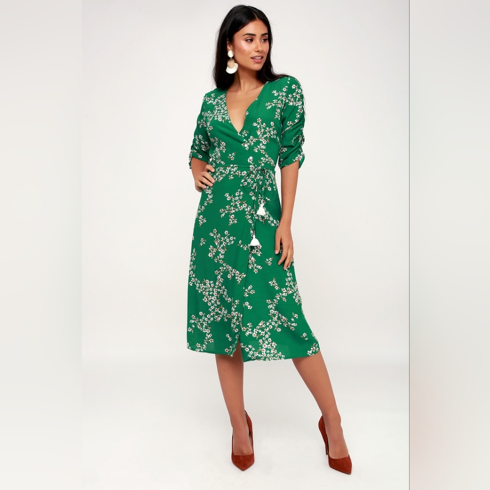 Faithfull the Brand Anne Marie Midi Dress